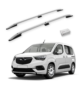 Turtle Opel Combo Life 2019-2025 / Kısa Şasi Tavan Çıtası Crown Gri