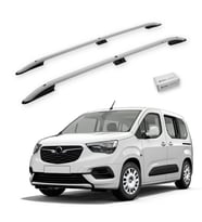 Turtle Opel Combo Life 2019-2025 / Kısa Şasi Tavan Çıtası Crown Gri