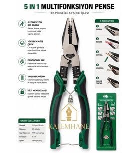 Kalemhane Çok Fonksiyonlu Pense 5 IN 1 MULTIFUNCTION