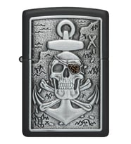 Zippo Çakmak 48122-098031 Skull Anchor Emblem