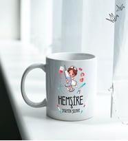 Kişiye Özel İsim ve Fotoğraf Baskılı Hemşire Temalı Kupa Bardak No:002