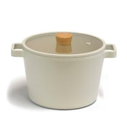 Neoflam Fika Alüminyum Döküm 22 Cm Bej Derin Tencere