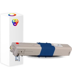 PlusPrint C301 Oki MC342DW Muadil Toner Sarı Renk (Siyah)