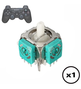 1 Adet PS3 Analog Motor Playstation 3 Kol Tamiri 3D Joystick PS3 Motor Yedek Parça (Yeşil)
