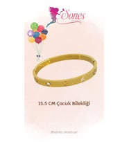 Çocuk Taşlı Çelik Kelepçe Sns003