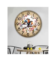 bilge Tasarım retro harita detaylı Duvar Saati 35 x 35 CM (Karışık)