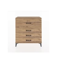 Arges Şifonyer 4 Çekmeceli 88x30x96 Çam-Çam