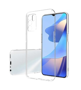 Oppo A16 Uyumlu Kılıf Zore Süper Silikon Kapak (Renksiz)