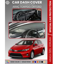 TOYOTA AURİS (2012-2019) Torpido Örtüsü Ön Göğüs Halı Torpido Koruma Tam Uyum UV Koruma Kolay Montaj