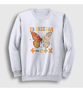 Presmono Unisex Beyaz Mathematics Müzik Ed Sheeran Sweatshirt 486211tt