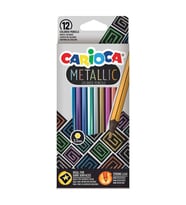 Carioca Metalik Kuru Boya 12'li 43164