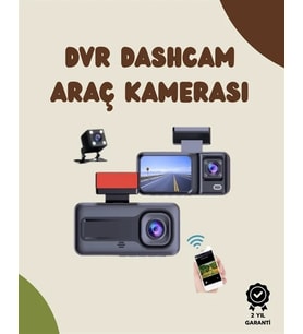 Sürüş Ve Park Halinde Kesintisiz Güvenlik İçin 3 Kameralı Profesyonel Dashcam