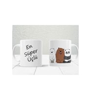 Kişiye Özel En Süper Üçlü Baskılı Kupa