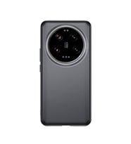 Vendas Xiaomi Mi 14 Ultra Uyumlu Kılıf Venga Serisi Mika Arka Yüzeyli Premium Silikon Kapak (Siyah)