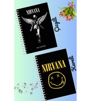 Nirvana defter seti 2 adet A4 boyutu 21*30 çizgili + kareli 60 syf