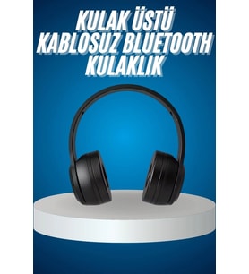 Wireless 5.0 Bluetooth Kablosuz Kulaklık ANC Özellikli Kulak Üstü Ayarlanabilir