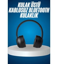 Wireless 5.0 Bluetooth Kablosuz Kulaklık ANC Özellikli Kulak Üstü Ayarlanabilir