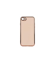 Apple iPhone 8 Uyumlu Kılıf Zore Bark Kapak (Rose Gold Altın)
