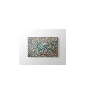DBSanatevi Jan Riske - Turquoise Rustic Beach Cottage Tablo 50 X 70 cm