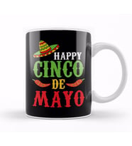 Cute Happy Cinco De Mayo Sombrero Peppers May 5th Kupa Bardak Porselen