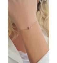 Vaoov 925 Ayar Gümüş Kutup Yıldızı Bileklik (Gold)