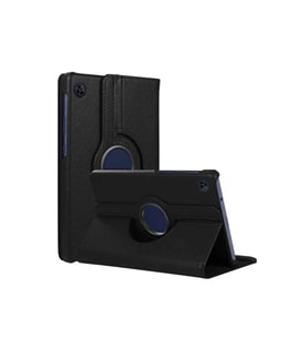 Samsung Galaxy Tab A11 360 Tablet Deri Kılıf - Siyah