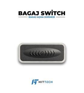 Renault Clio 4, Captur, Megane 2, Megane 3 ve Fluence Uyumlu Bagaj Açma Düğmesi Butonu Switch OEM 8200385515
