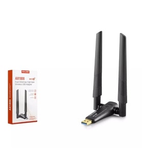 P-ix-Link UAX06 AX1800 Dual Band WiFi 6 Adaptör AIC8832BU (Siyah)
