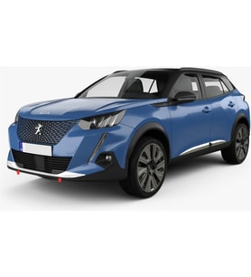 Peugeot 2008 Ön Tampon Ucu - Krom  2019-2023 Arası