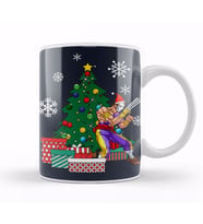 Vega Around The Christmas Tree Street Fighter Kupa Bardak Porselen