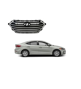 Hyundai Elantra 2016-2018 Krom Ön Panjur