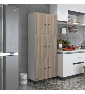 Kenzlife mutfak dolabı tahiri crdbyz 188*80*37 çok amaçlı dolap arkalıklı
