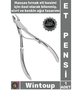 #Pens Dayanıklı Keskin Ergonomik Hijyenik Profesyonel Manikür Pedikür Makası Metal Tırnak Et Pensi