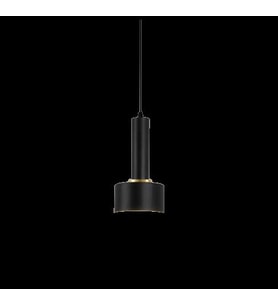 Rsylight Retro Metal Modern Dekoratif Rustik Tekli Siyah Avize