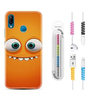 Huawei P20 Lite Mate 10 20 Lite Pro P40 Lite KılıfKablo Koruma Spiral Silikon Dişlek 1615