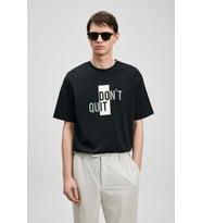 Lufian 111020285 Carl Modern Grafik T- Shirt Tişört Erkek Tişort