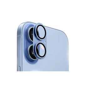 Apple iPhone 17 Uyumlu Zore CL-20 Kamera Lens Koruyucu (Mavi)