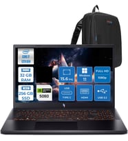 Acer Nitro V 15 ANV15-52 Intel Core I7 13620H 32GB 256GB SSD Nvıdıa Geforce RTX5060 8gb 75W Windows 11 Home 15.6" FHD(1920 x 1080) IPS 165HZ Taşınabilir Bilgisayar NHQZ8EY002H16 + Zetta Çanta