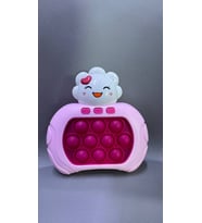 Işıklı Sesli Popit Pilli Eğitici Özel Karakterli Pop it Stres Giderici Quick Push Konsol