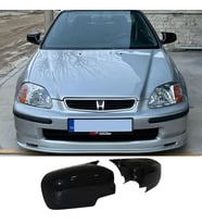 Honda Civic IES EK Batman Yarasa Ayna Kapağı Parlak Siyah ABS 1996 1997 1998 1999 2000