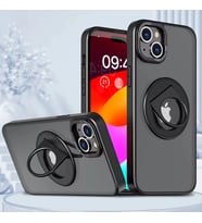 ALLY iPhone 15 Plus İçin Magsafe Uyumlu Yüzük Standlı Manyetik Silikon Kılıf- - SSSSSS8065-8