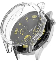 Huawei GT4 46mm ile Uyumlu Tam Kapatan Toz ve Kirden Koruyan GT4 46mm ile Uyumlu Akıllı Saat Ekran Koruması (Şeffaf)