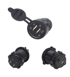 Çift USB'li Araç Şarj Soketi 12-24V