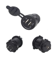 Çift USB'li Araç Şarj Soketi 12-24V