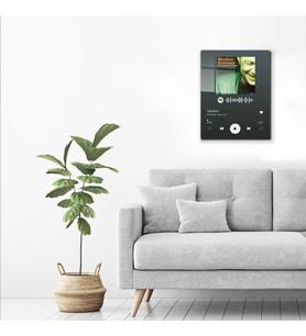 DECORITA Spotify Barkodlu Cam Tablo Mazhar Alanson - Yandım 30cm x 40cm