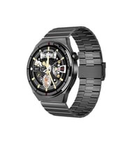 Pazariz Amoled Yuvarlak Ekran 46 Mm Çelik Smartwatch Yedek Kordon Akıllı Saat