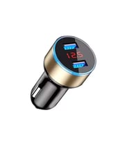 Oto Telefon Şarj Cihazı 2li Usb-Gold