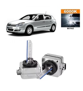 Opel Astra H Xenon D1S / D1R 6000K Beyaz HID Xenon Ampul 2 Adet