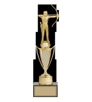 ODAK KUPA - Figürlü Kupalar - Okçu Figürlü Kupalar FG-040 C - 34 cm