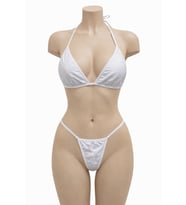 Anastasia Underwear Kadın Bikini 2'li Takım - Beyaz (ANS117)